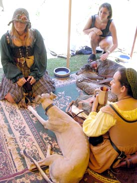 Wolf, Sam and patrons